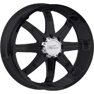 24x9.5 Milanni Kool Whip 8 8x170 +18mm Matte Black Wheels Rims Inch 24 