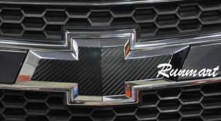 Carbon Fiber Emblem Logo Mark Front & Rear Sticker Chevrolet Cruze T01 