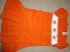 Gymboree Girls Pumpkin Sweater Dress Orange 3 6 Months   NWT