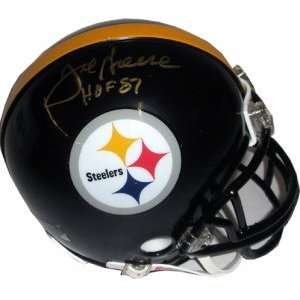 Joe Greene Autographed Helmet   Replica 