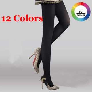   Colors 80Denier Fashion Sexy Thick Full Foot Leggings Tights Pantyhose