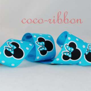 10 Y 1.5 Polka Dot Bow Minnie Mouse Grosgrain Ribbon U Pick  