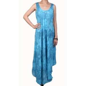  Womens Full Length Loose Fit Dress   Blue Case Pack 6 