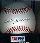 Billy Herman auto National League Baseball Deceased,Hall of Fame,Cubs 