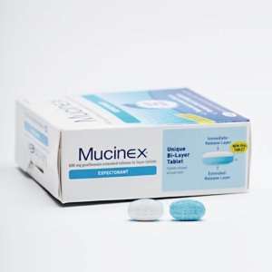  Mucinex Tablets   600mg   Model 75348   Box of 40 Health 