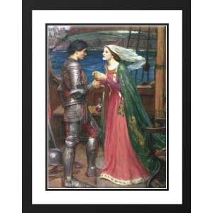 Waterhouse, John William 28x36 Framed and Double Matted Tristan and 
