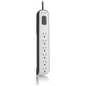  Belkin BV106000 04 6 Outlet Surge Protector with 4ft Power 