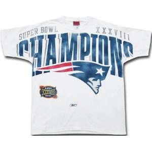  New England Patriots Super Bowl XXXVIII Champions Wing 