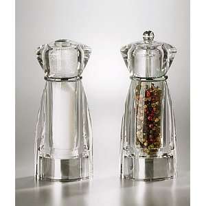  Crystal Pepper Mill and Salt Shaker by Trudeau