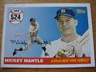 2008 Topps Mickey Mantle Home Run History Mickey Mantle MHR511  