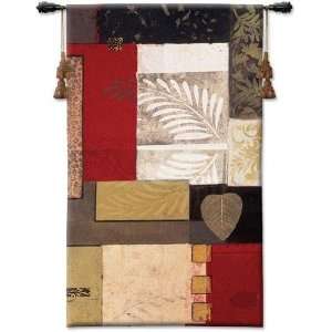   II Contemporary Abstract Zen Tapestry by Connie Tunick