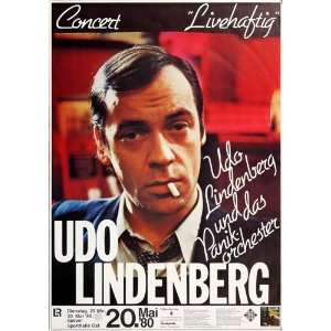  Udo Lindenberg   Livehaftig 1980   CONCERT   POSTER from 