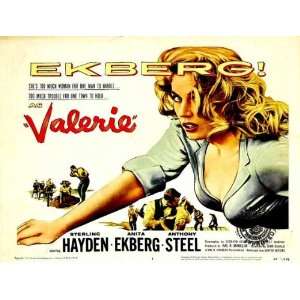  Valerie Movie Poster (11 x 17 Inches   28cm x 44cm) (1957 