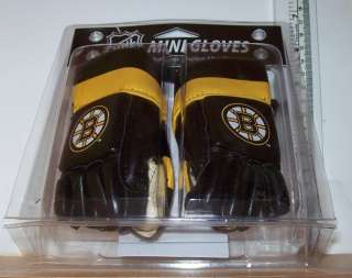 NHL Boston Bruins Mini Hockey Gloves NEW  