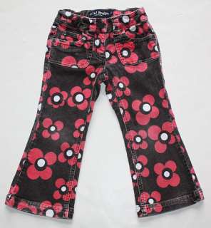 Mini Boden Horse Top Brown Red Flower Corduroy Pants 6  