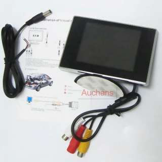 Mini 3.5 Car TFT LCD Rearview Color Camera Monitor DVD