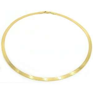  14k Gold Flex Herringbone Necklace Jewelry 6.0mm 30 Arts 
