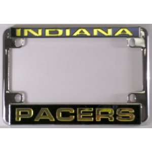   Pacers Chrome Motorcycle RV License Plate Frame