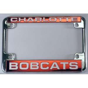   Bobcats Chrome Motorcycle License Plate Frame