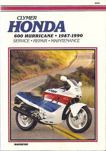 Honda 600 Hurricane, 1987 1990 (1992, Paperback) 9780892875726  