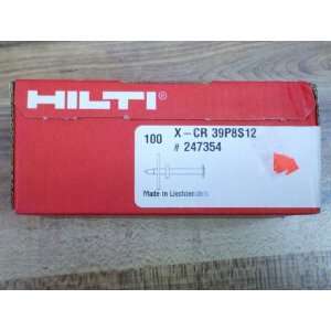  Hilti X CR 39 P8 S12 Stainless steel nails Item No 