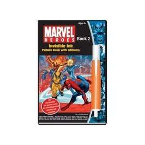  MARVEL Heroes Invisible Ink Picture Book with Stickers by 