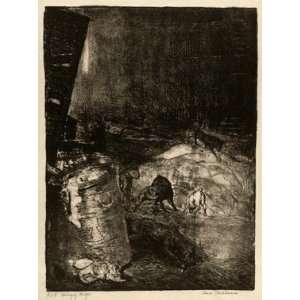   George Wesley Bellows   24 x 32 inches   Hungry Dog