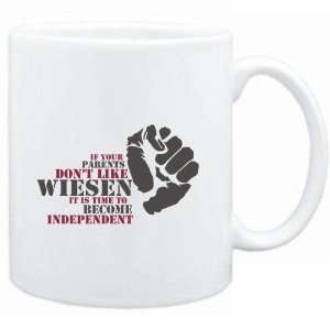  Mug White  If your parents dont like Wiesen, its time 