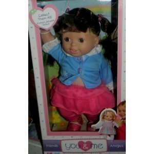  You & Me Friends 14 inch Doll   PIGTAILS WITH REDISH BROWN 