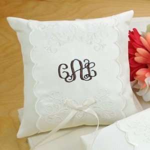   Monogram Elite Ring Pillow By Cathy Concepts