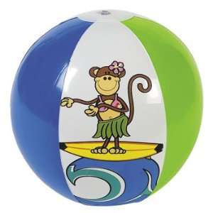  Inflatable Beach Monkey Beach Balls   Games & Activities 