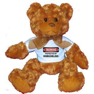  PROTECTED BY HOBGOBLINS Plush Teddy Bear with BLUE T Shirt 