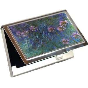  Jewelry Lilies By Claude Monet Business Card Holder 