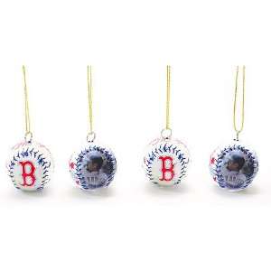   Red Sox Jason Varitek #33 4 Pack Ornament Set