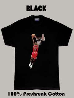 Michael Jordan Unique Slam Dunk T Shirt Small to 5XL  