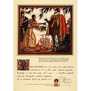 1929 Ad Brown & Williamson Guy Arnoux Raleigh Pocahonta 