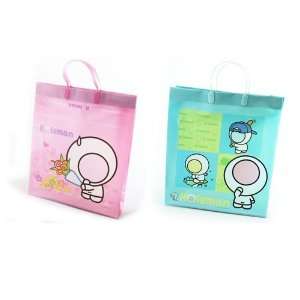  Holeman 14 Plastic Shopping Bag (Set of 2) Office 