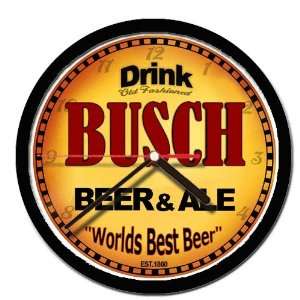  BUSCH beer and ale cerveza wall clock 