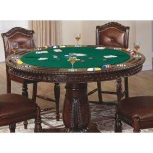  Poker Table & 4 Counter Height Stools