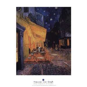   du Forum, Arles, at Night, c.1888 by Vincent Van Gogh 16x20 Toys