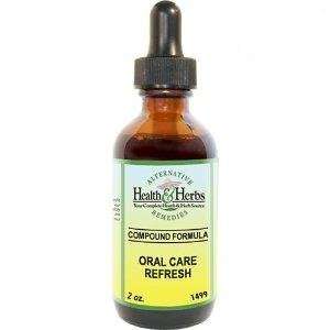   Health & Herbs Remedies Compound Formula Oral Care Refresh 1 oz Bottle