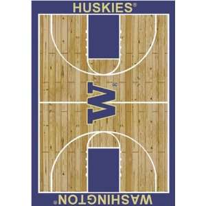  Washington Huskies NCAA Homecourt Area Rug by Milliken 7 