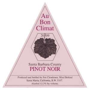  Au Bon Climat Santa Barbara Pinot Noir 2009 Grocery 