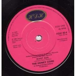    WANT ADS 7 INCH (7 VINYL 45) UK HDH 1984 HONEY CONE Music