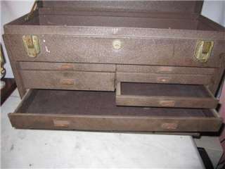 OLD Kennedy 520 Metal Machinist Tool Box  