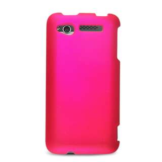For HTC Merge/ADR6325 Hard RUBBERIZED Snap On Case Pink  