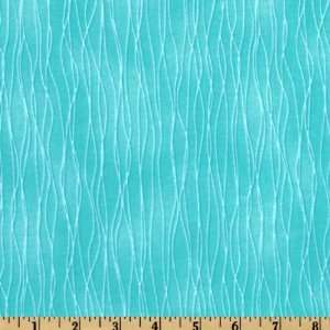  44 Wide Mixmasters Line Scribbles Aqua Fabric By The 