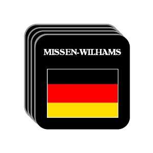 Germany   MISSEN WILHAMS Set of 4 Mini Mousepad Coasters 