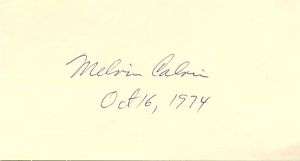 MELVIN CALVIN   SIGNATURE(S) 10/16/1974  