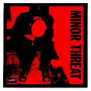 Minor Threat   Red & Black Guy on Steps   Cover of 1st 7   4 Square 